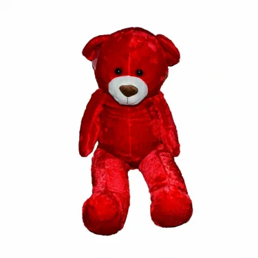 1192k Puffy Salaş Ayı 100 Cm Kırmızı -selay