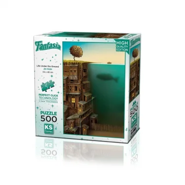 20045 Yer Altında Yaşam 500 Parça Puzzle -ks Puzzle