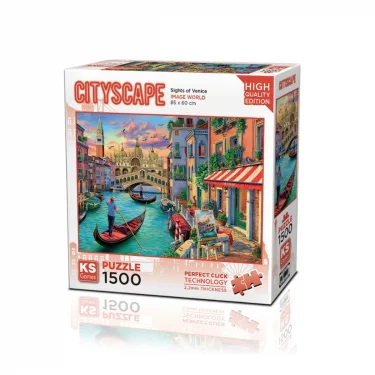 22029 Sights Of Venice 1500 Parça Puzzle -ks Puzzle