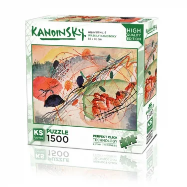 22031 Aquarell No:6 1500 Parça Puzzle -ks