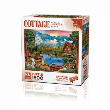 22036 Mountain Lake 1500 Parça Puzzle -ks