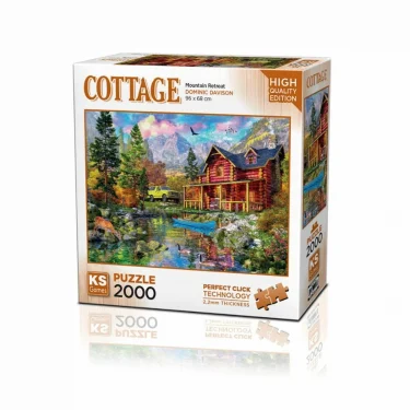 22513 Mountain Retreat 2000 Parça Puzzle -ks