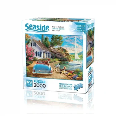 22537 Puzzle 2000 Dog On The Boat