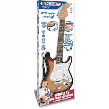 24234 Sun-bnt-gitar Wıreless Elektronik Rock Metal Telli Tuşlu Bo