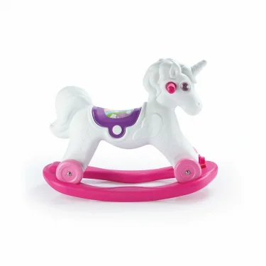 2509 Tekerlekli Unicorn Sallanan At -dolu