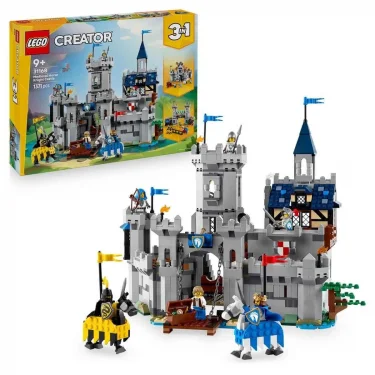 31168 Lego Creator 3in1 - Orta Çağ Atlı Şövalye Kalesi 1371 Parça +9 Yaş