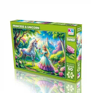 31755 Prınces Unıcorn 50 Parça Puzzle