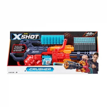 36382 Zuru X-shot Silah Sünger Atan Excel-crusher 48 Mermi -sunman