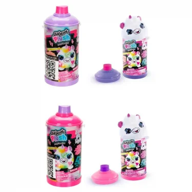 45521 Sun-cnl-hobi Set Aırbrush Plush Mystery Mını Plush Neon Serıes 2