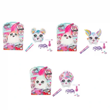 45539 Sun-cnl-hobi Set Aırbrush Plush Haır Iffıc Mını 3r