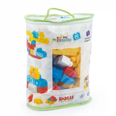 5019 Büyük Blok Seti 60 Parça-dolu Oyuncak
