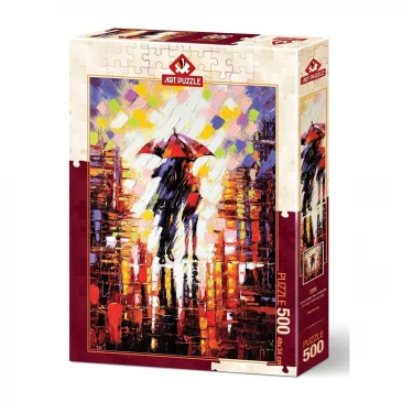5090/art Art Puzzle, Şemsiye Altındaki Aşk 500 Parça Puzzle
