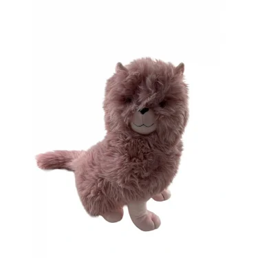 5117 Puffy Oturan Pembe Kedi