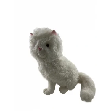 5124 Puffy Oturan Beyaz Kedi