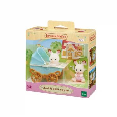 5432 Sylvanian Families, Çikolata Kulaklı İkiz Tavşan Bebek, +3 Yaş