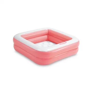 57100 Intex Şişme Taban Mini Kare Havuz 86x86x25 Cm