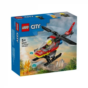60411 Lego City İtfaiye Kurtarma Helikopteri 85 Parça +5 Yaş