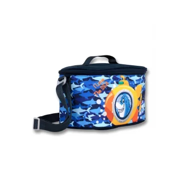 Cennec Mavi Sarı Balina İlkokul Sırt Çantası Seti - Erkek Çocuk