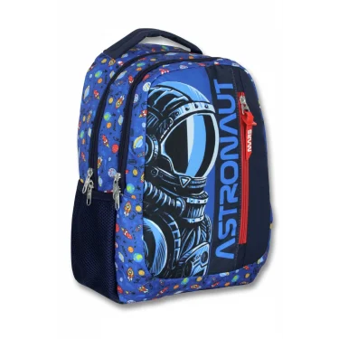 Cennec 5006 (Astronot - Lacivert Mavi - Erkek Çocuk) Okul Çantası