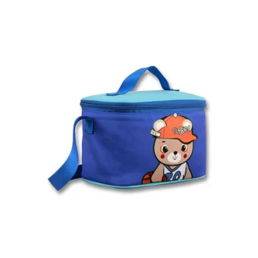 Ümit Çanta Erkek Çocuk Beslenme Çantası (Thermo Isı Yalıtımlı) - Şapkalı Ayıcık - Mavi - 5022