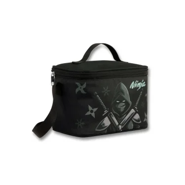 Ümit Çanta Termoslu/Isı Yalıtımlı Beslenme Çantası - 5067 - Ninja, Siyah Turkuaz (Erkek Çocuk)