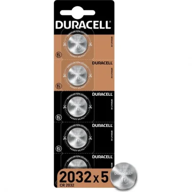 Duracell CR2032 Lithium 3V Pil 5 li