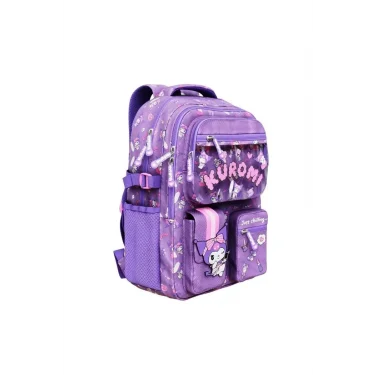 TMN 3223 5 BÖLMELİ OKUL ÇANTASI MOR