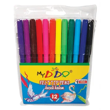SÜDOR MYDİDO KEÇELİ KALEM 12 RENK