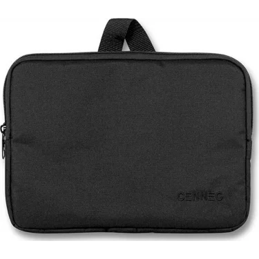 Cennec Yatay Kadın/Erkek Siyah Tablet Çantası (Maksimum 10,9 inç Tabletler İçin Uygun)
