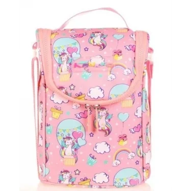 Kaukko Kids Beslenme Çantası Aynalı Taşlı Unicorn L7136