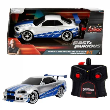 9772 Sun-sım-jda-rc Araba 1 24 Fast Furıous Nıssan Skylıne Gtr 2 4 Ghz Fastf