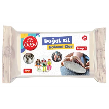 BU-BU SERAMİK HAMURU BEYAZ 500GR