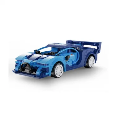 C51073w Cada Blue Race Car 325 Parça Block Oyuncak
