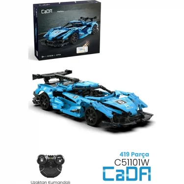 C51301w Cada Super Racing Car 419 Parça Block Oyuncak