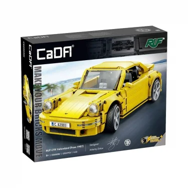 C62003w Cada Ruf Ctr Yellowbird Blok Seti 1515 Parça -vagon Life