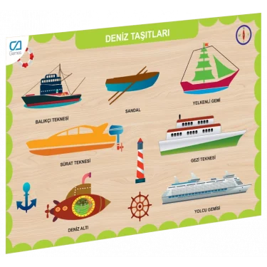 Caahs-3201 Cames Ahşap Deniz Taşıtları Bul-tak