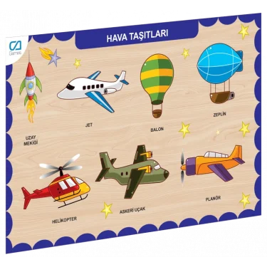 Caahs-3202 Ca Games Ahşap Hava Taşıtları Bul-tak