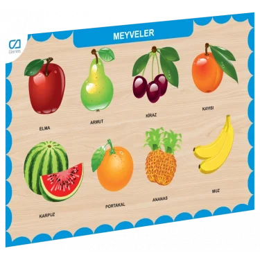 Caahs-3206 Ca Games Ahşap Meyveler Bul-tak