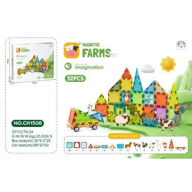 Ch1508 5.5cm Magnetic Blok 52 Pcs