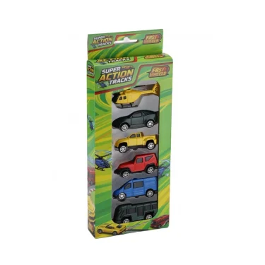 Er-256 Fast Wheels Super Actıon Tracks 6lı Set 40lı
