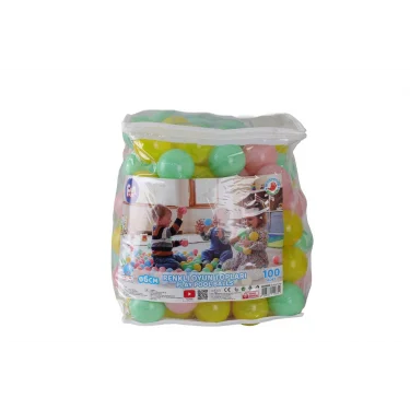Er-6100bag Fun Play Soft Renk Havuz Topları Pvc Çantalı