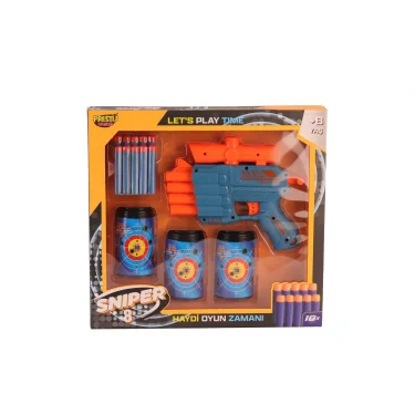 Fab 5707 Kutulu 3 Hedefli Sniper 8 Dart Atıcı