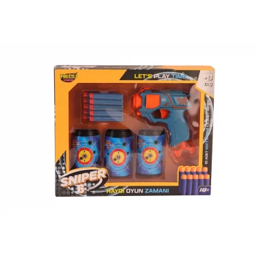 Fab 5909 Kutulu 3 Hedefli Sniper 6 Dart Atıcı
