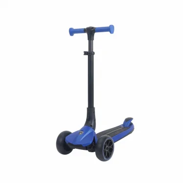 L1-b Lamborghini Lisanslı Işıklı Scooter Mavi