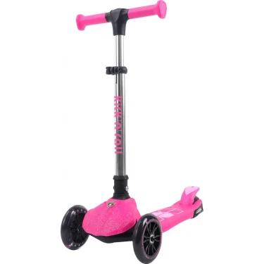 L5jelly-p Lamborghini Lisanslı Parıltı Işıklı Scooter Pembe
