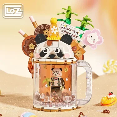 Lz-4206 Loz Panda Ayı Dondurma Kupası 297 Parça Block Oyuncak