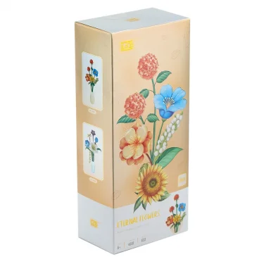 Lz4601 Loz Eternal Flowers Serisi - alacakaranlık Turuncu Işık 633 Parça Yapım Seti