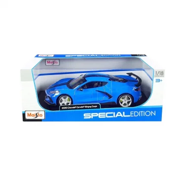 Maıs 31455 Maisto 1/18 2020 Model Chevrolet Corvette Stingray Coupe Model Araba