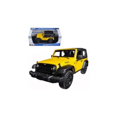 Maıs 31676 Maisto 2014 Jeep Wrangler 1:18 Special Edition Model Araba
