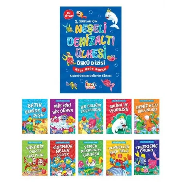 NEŞELİ DENİZALTI ÜLKESİ_1.SINIFLAR İÇİN (10 KİTAP+SK) /BICIRIK